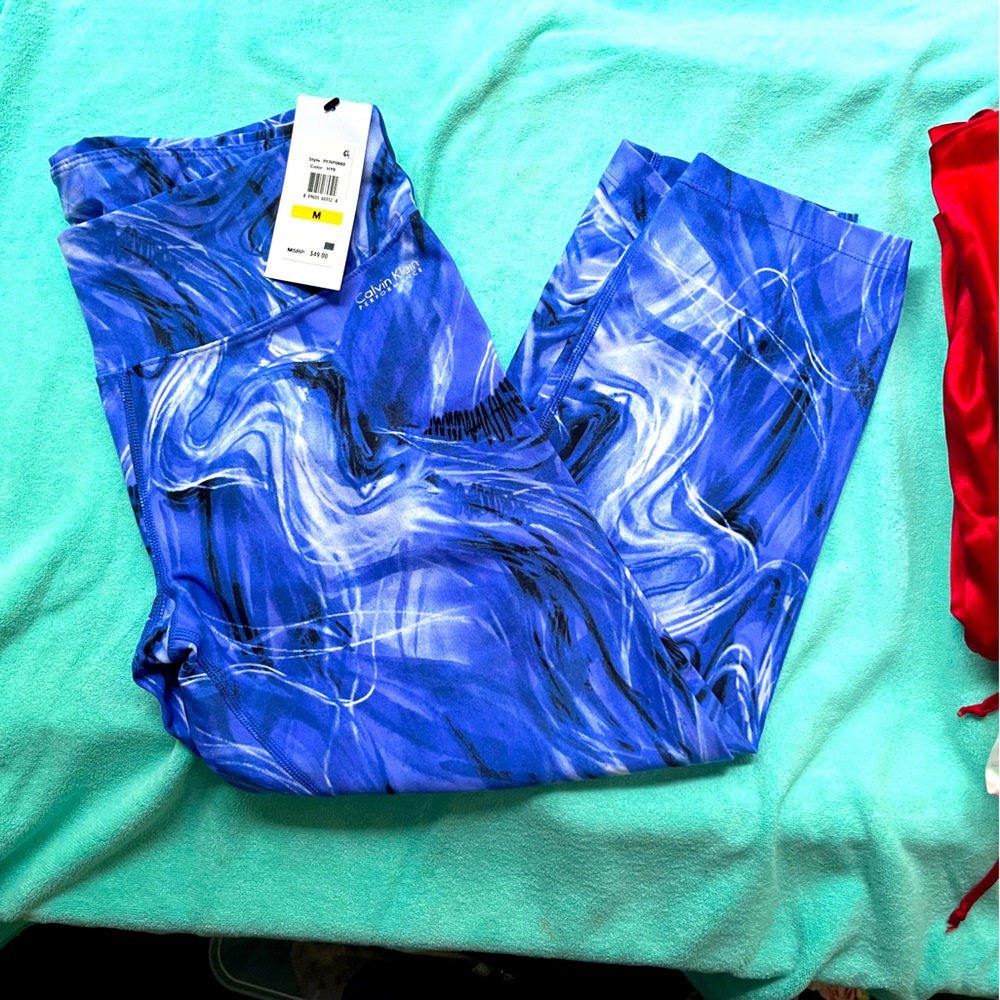 NWT M Calvin Klein Workout Yoga Pants, Women's